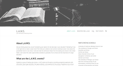 Desktop Screenshot of lawadmissionsworkshopseries.com