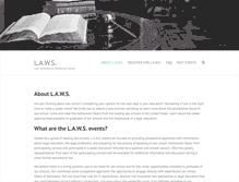 Tablet Screenshot of lawadmissionsworkshopseries.com